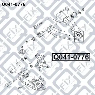 Опора шаровая верхн Q-fix Q041-0776