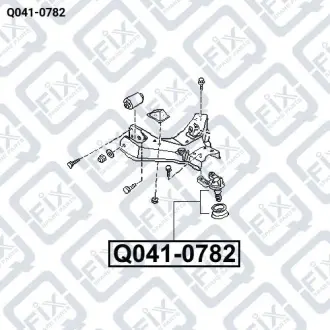 Опора кульова передня нижня права Q-fix Q041-0782