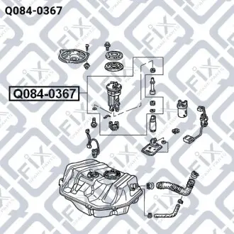 Фільтр паливний Q-fix Q084-0367