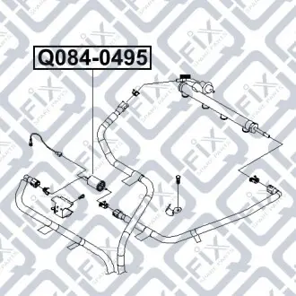 Фильтр топливный Q-fix Q084-0495