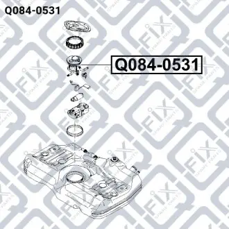 Фільтр паливний Q-fix Q084-0531