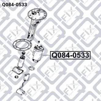 Фільтр паливний Q-fix Q084-0533