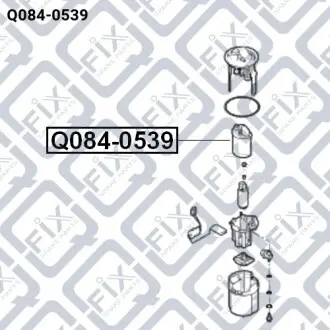 Фільтр паливний Q-fix Q084-0539