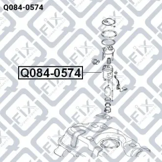 Паливний фільтр Q-fix Q084-0574
