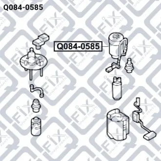 Фільтр паливний Q-fix Q084-0585
