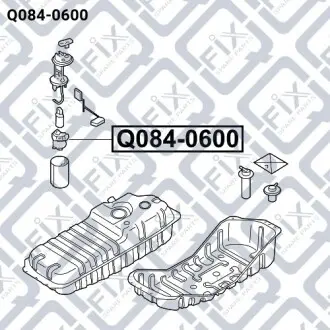 Фільтр паливний Q-fix Q084-0600