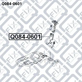 Фильтр топливный Q-fix Q084-0601