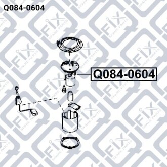 Паливний фільтр Q-fix Q084-0604