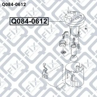 Фильтр топливный Q-fix Q084-0612