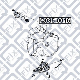 Фильтр АКПП (маслоохладитель) Q-fix Q085-0016 (фото 1)