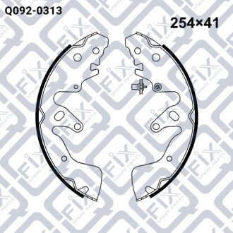 Колодки гальмівні барабанні Q-fix Q092-0313