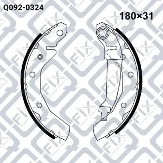 Колодки гальмівні барабанні Q-fix Q092-0324