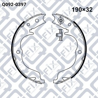 Колодки стояночного тормоза Q-fix Q092-0397 (фото 1)