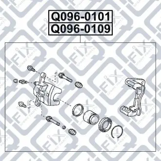 СУППОРТ ТОРМ ПЕРЕДН R Q-fix Q096-0101