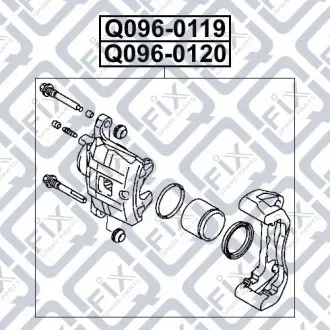 СУППОРТ ТОРМ ПЕРЕДН R Q-fix Q096-0120