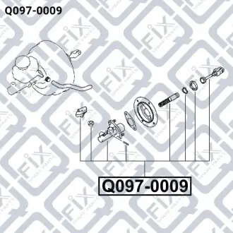 Цилиндр сцепления главный Q-fix Q097-0009