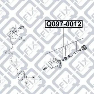 Циліндр зчеплення робочий Q-fix Q097-0012