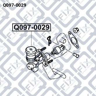 Циліндр зчеплення головний Q-fix Q097-0029