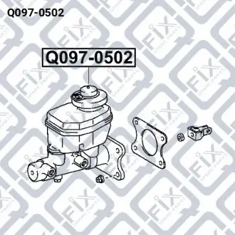 ЦИЛИНДР ТОРМ ГЛАВН Q-fix Q097-0502