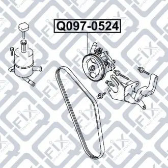 Насос гідропідсилювача Q-fix Q097-0524