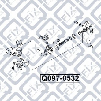 ЦИЛИНДР СЦЕПЛЕНИЯ ГЛАВНЫЙ Q-fix Q097-0532