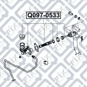 Циліндр зчеплення (головний) Q-fix Q097-0533
