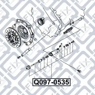 ЦИЛИНДР СЦЕПЛЕНИЯ РАБОЧИЙ Q-fix Q097-0535