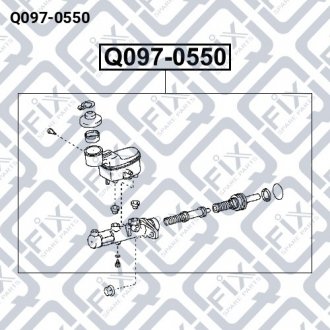 ЦИЛІНДР ТОРМ ГОЛОВН Q-fix Q097-0550