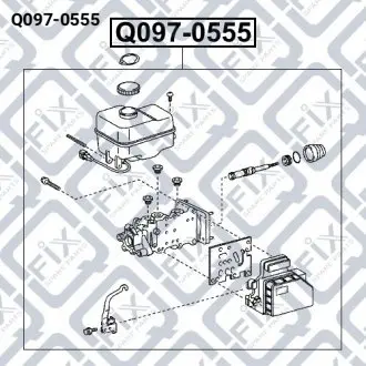 ТОРМОЗНОЙ ЦИЛИНДР ГЛАВНЫЙ Q-fix Q097-0555