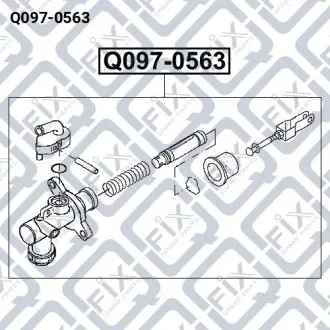 Циліндр зчеплення головний Q-fix Q097-0563