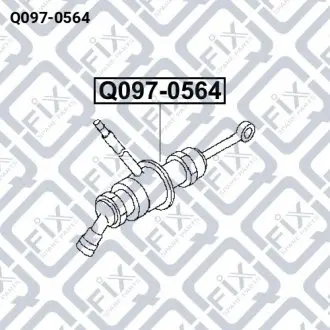Циліндр зчеплення головний Q-fix Q097-0564