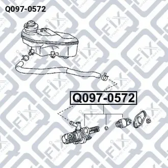 Циліндр зчеплення головний Q-fix Q097-0572