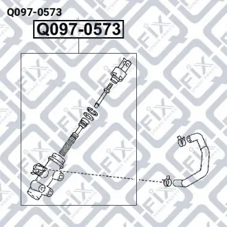 Циліндр зчеплення головний Q-fix Q097-0573