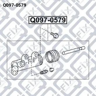 ЦИЛИНДР СЦЕПЛЕНИЯ РАБОЧИЙ Q-fix Q097-0579