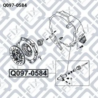 ЦИЛИНДР СЦЕПЛЕНИЯ РАБОЧИЙ Q-fix Q097-0584