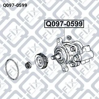 НАСОС ГИДРОУСИЛИТЕЛЯ Q-fix Q097-0599