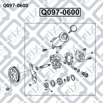 Помпа гідропідсилювача Q-fix Q097-0600