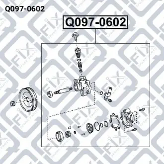 НАСОС ГИДРОУСИЛИТЕЛЯ Q-fix Q097-0602
