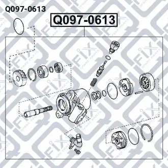 НАСОС ГИДРОУСИЛИТЕЛЯ Q-fix Q097-0613