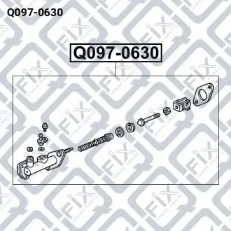 ЦИЛИНДР СЦЕПЛЕНИЯ ГЛАВНЫЙ Q-fix Q097-0630