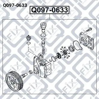 НАСОС ГИДРОУСИЛИТЕЛЯ Q-fix Q097-0633