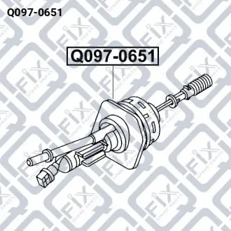ЦИЛИНДР СЦЕПЛЕНИЯ ГЛАВНЫЙ Q-fix Q097-0651