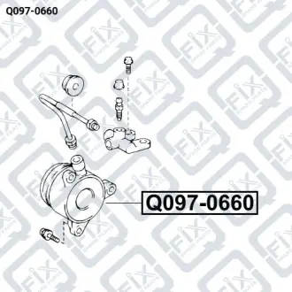 ПОДШИПНИК ВЫЖИМНОЙ (ГИДРАВЛИЧЕСКИЙ) Q-fix Q097-0660