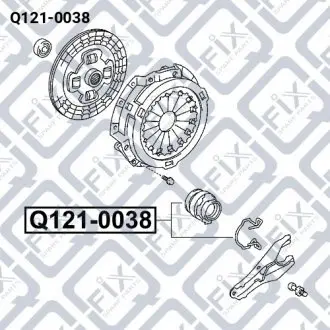 Підшипник вижимний Q-fix Q121-0038