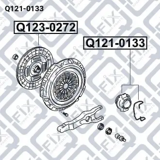 Підшипник вижимний Q-fix Q121-0133