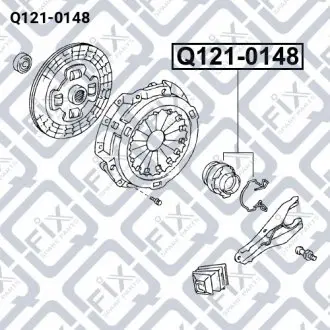 ПОДШИПНИК ВЫЖИМНОЙ Q-fix Q121-0148