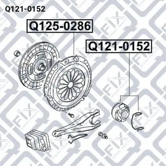 ПОДШИПНИК ВЫЖИМНОЙ Q-fix Q121-0152