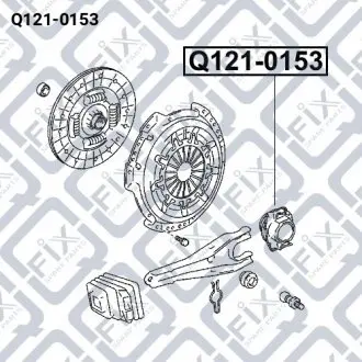 ПОДШИПНИК ВЫЖИМНОЙ Q-fix Q121-0153
