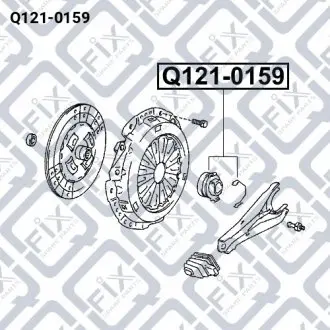 ПОДШИПНИК ВЫЖИМНОЙ Q-fix Q121-0159