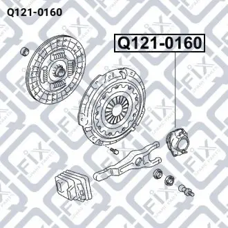 ПОДШИПНИК ВЫЖИМНОЙ Q-fix Q121-0160